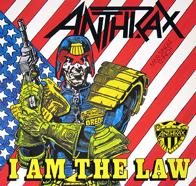 ANTHRAX - I Am The Law album front cover vinyl record